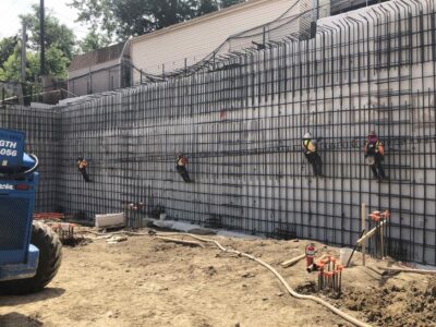 Walcott foundation wall